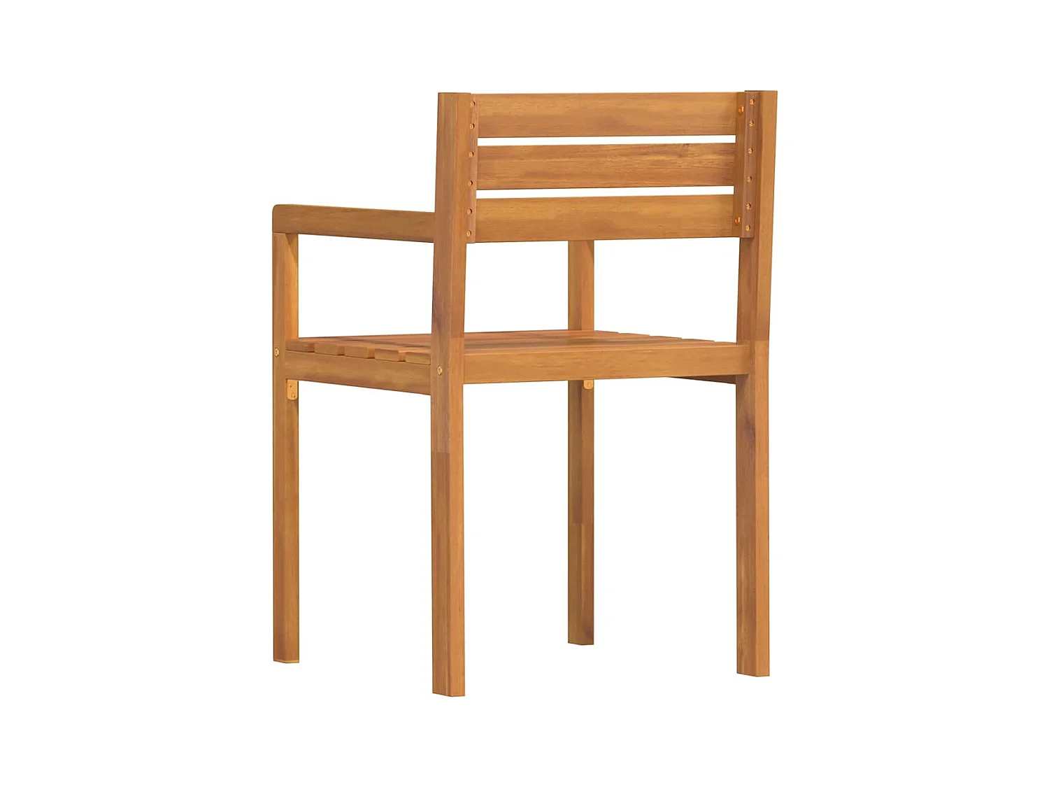 Tuinstoelen 2 stuks 50x53x80 cm Massief Acaciahout