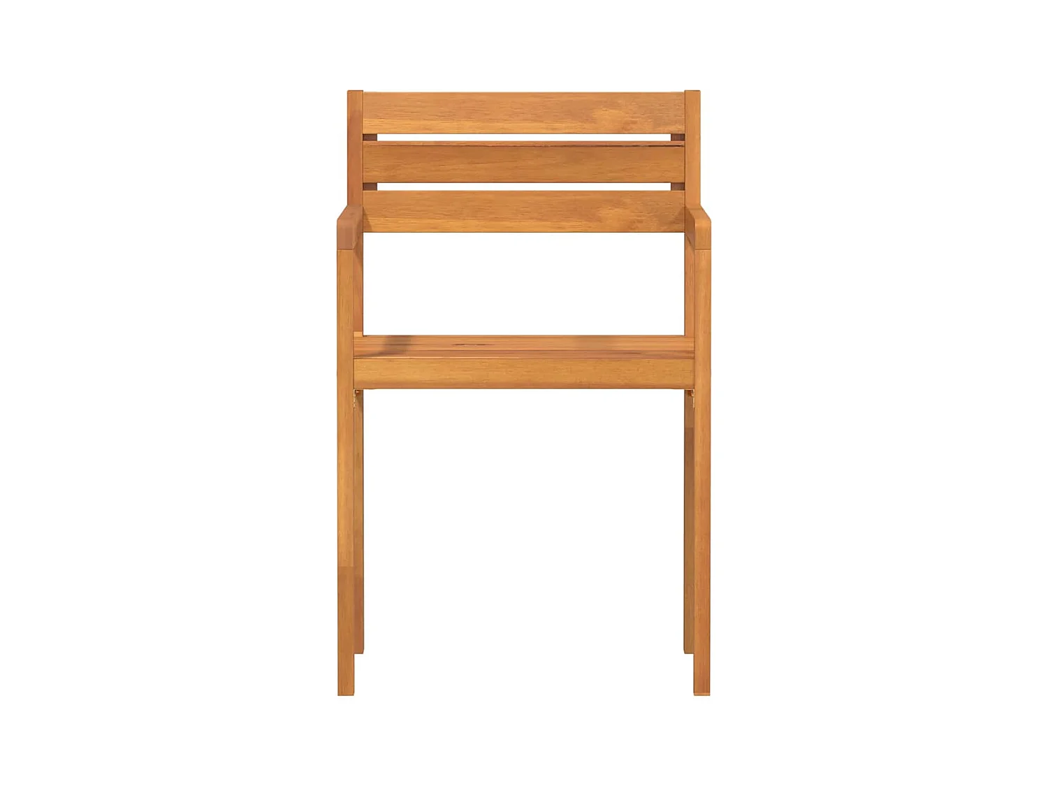 Tuinstoelen 2 stuks 50x53x80 cm Massief Acaciahout