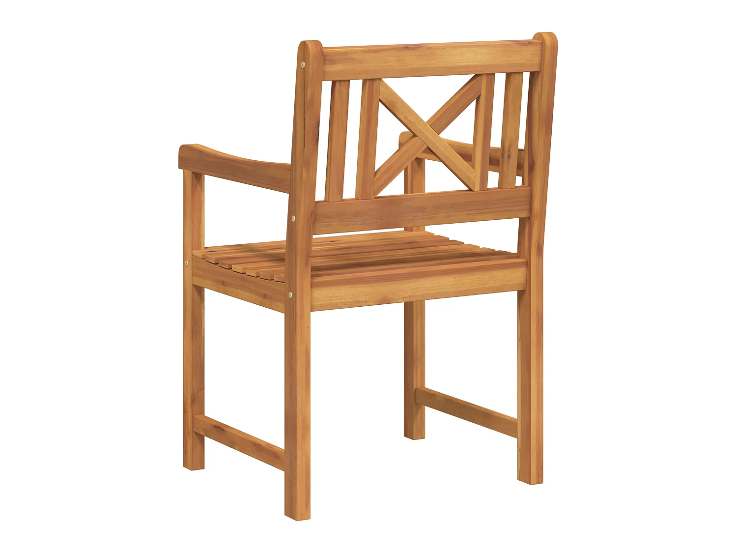 Sedie da giardino 6 pezzi 56x55,5x90 cm Legno massello di acacia