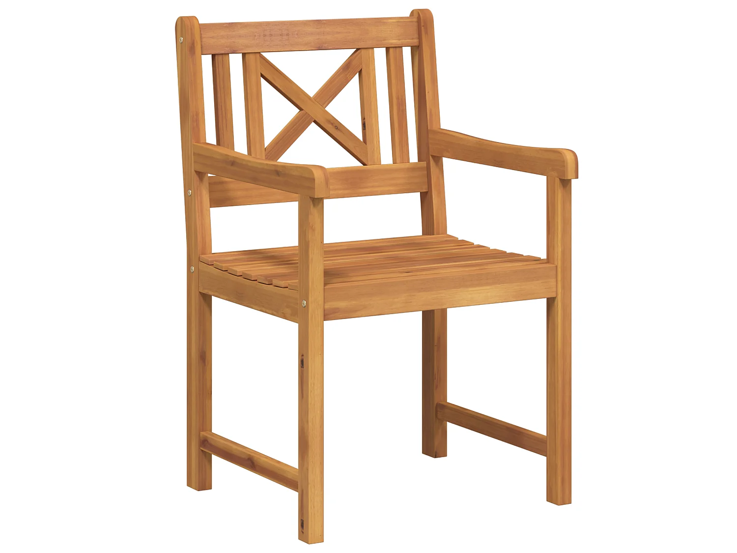 Chaises de jardin 6 pcs 56x55.5x90 cm Bois massif d'acacia