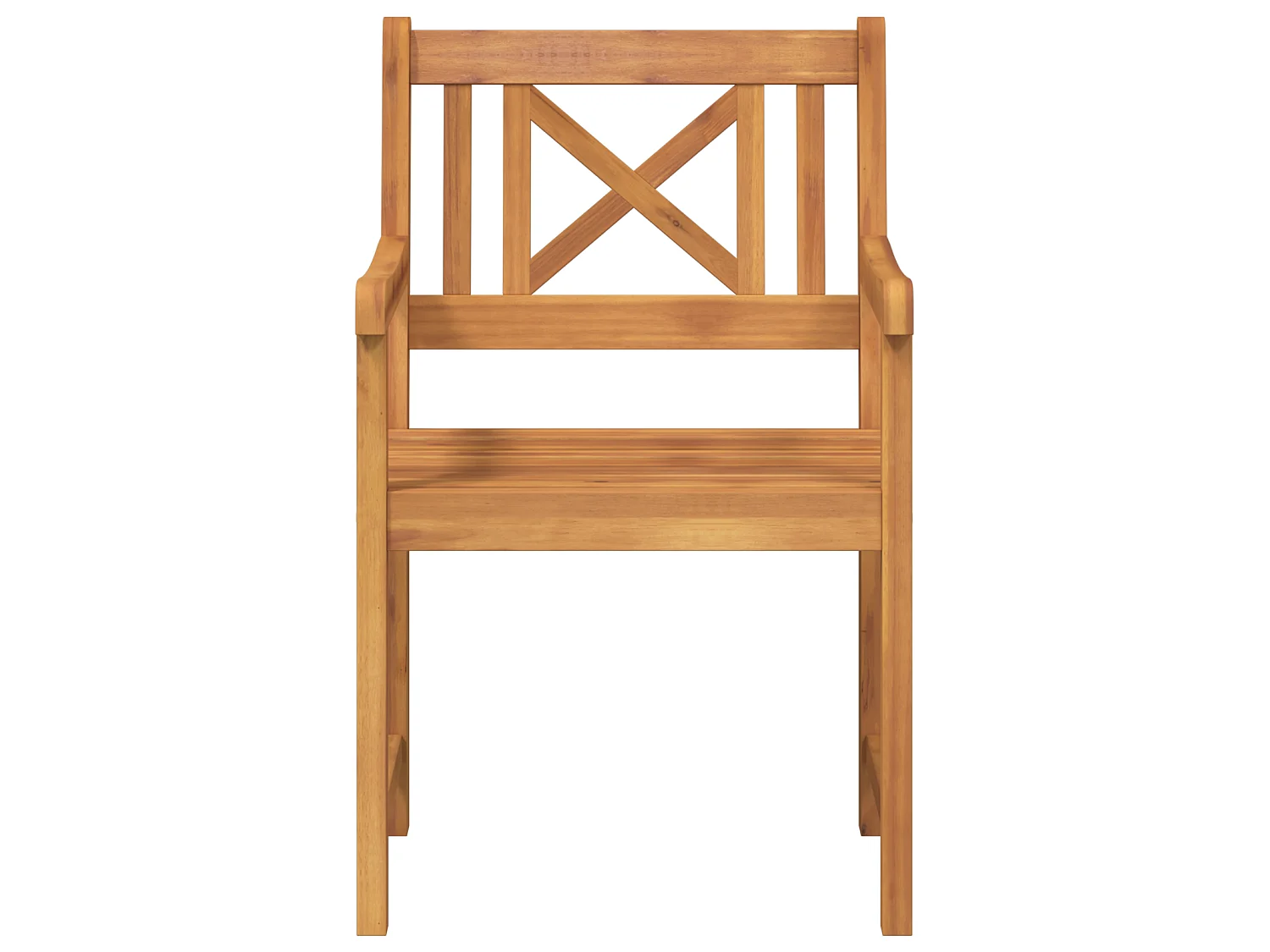 Chaises de jardin 6 pcs 56x55.5x90 cm Bois massif d'acacia