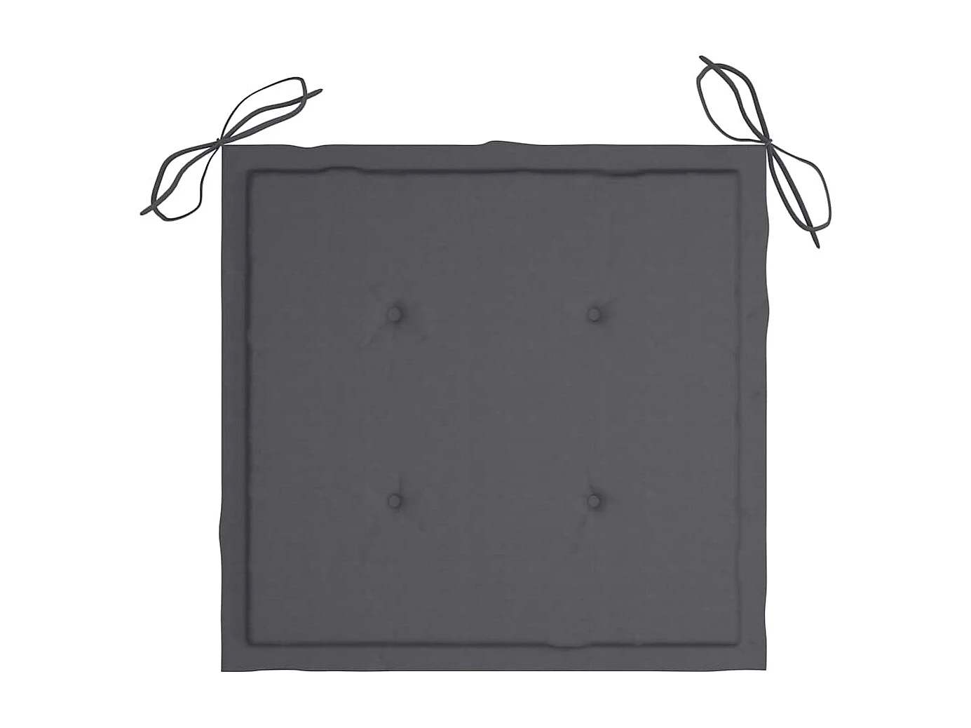 Chaises de jardin empilables avec coussins lot de 6 Teck solide