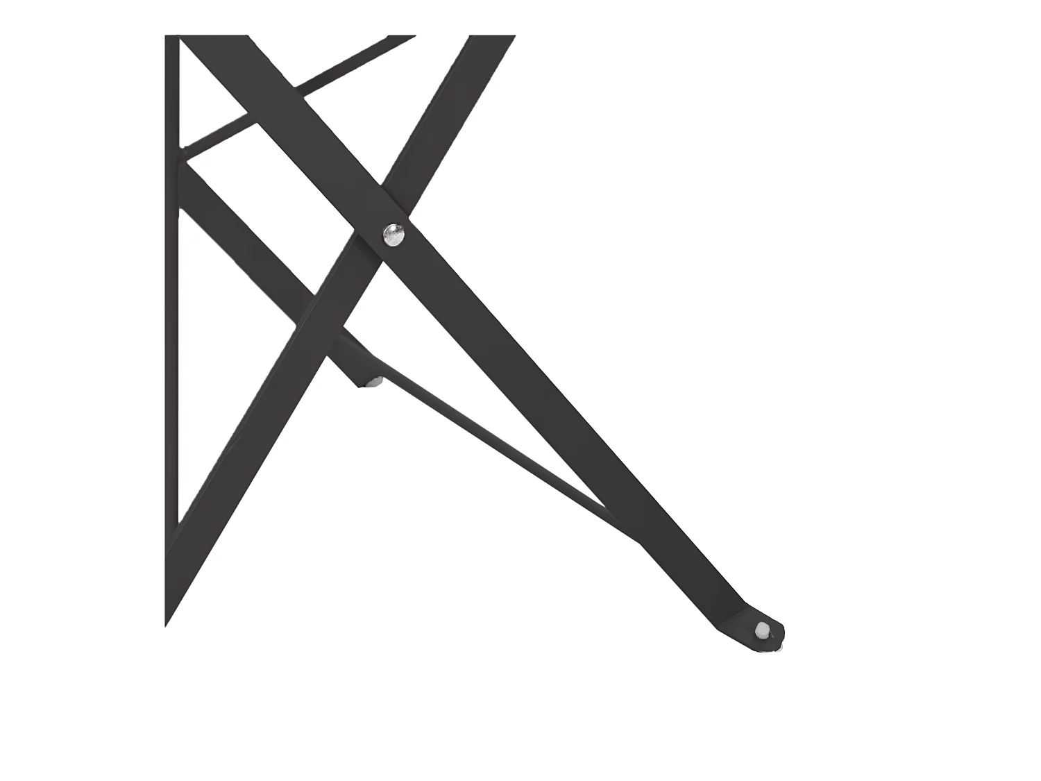 sedie da giardino pieghevoli in acciaio antracite