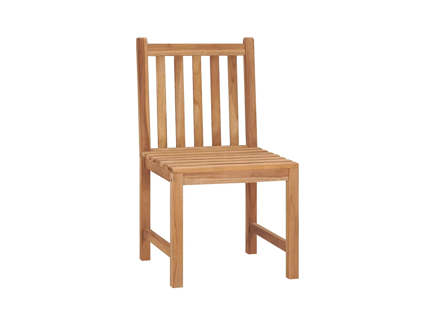 Tuinstoelen set van 2 massief teakhout