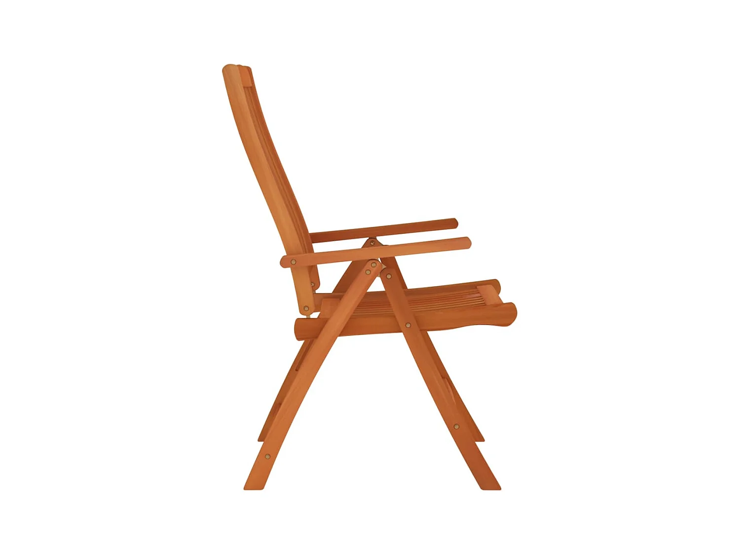 Opvouwbare tuinstoelenset van 8 massief eucalyptushout