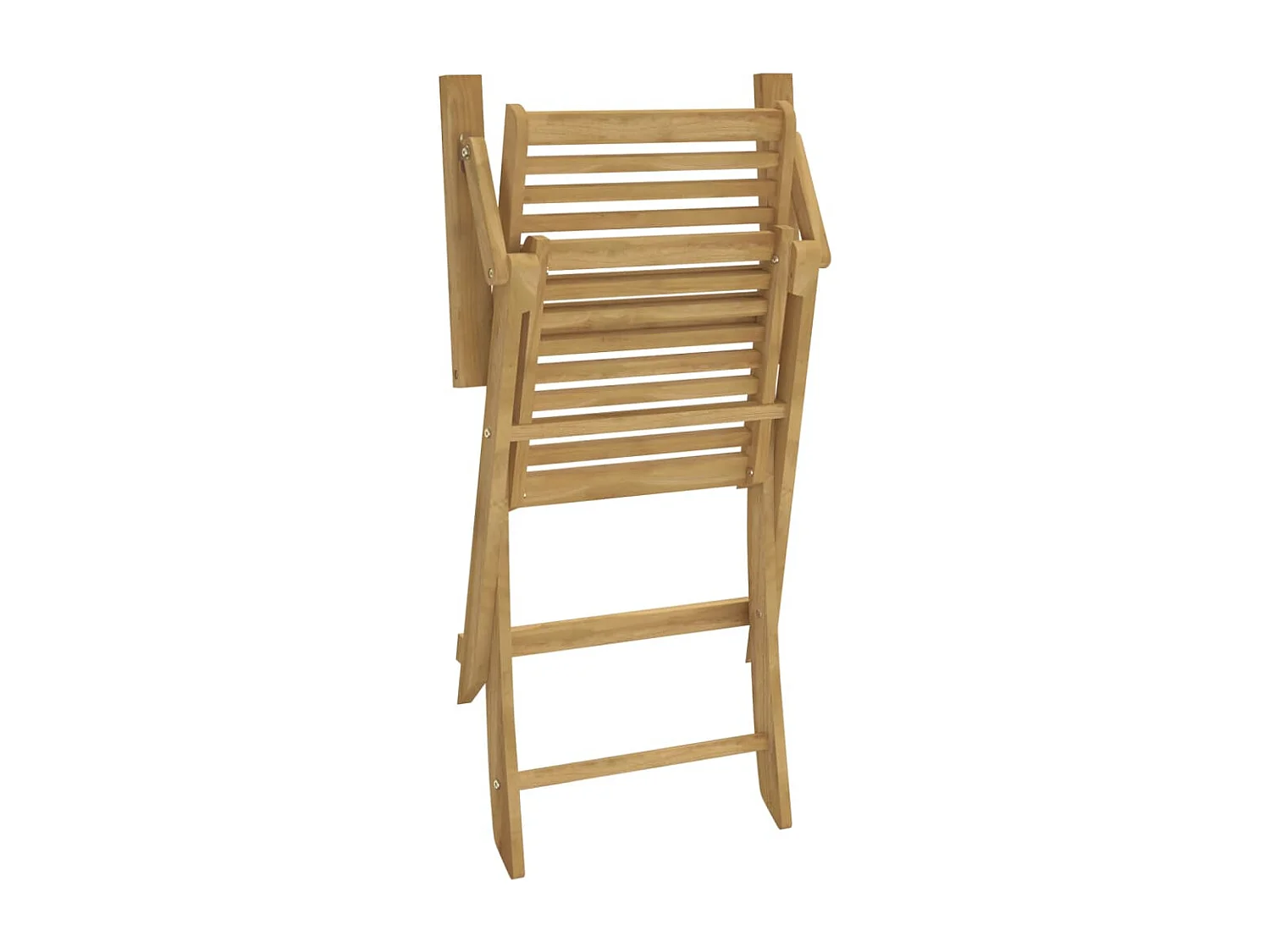 Chaises pliables de jardin lot de 4 bois massif d'acacia