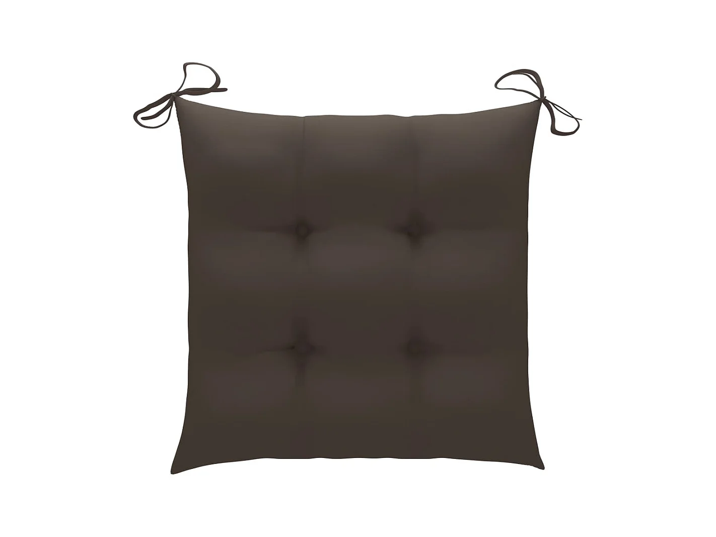 Tuinstoelen met taupe kussens set van 3 Massief teakhout