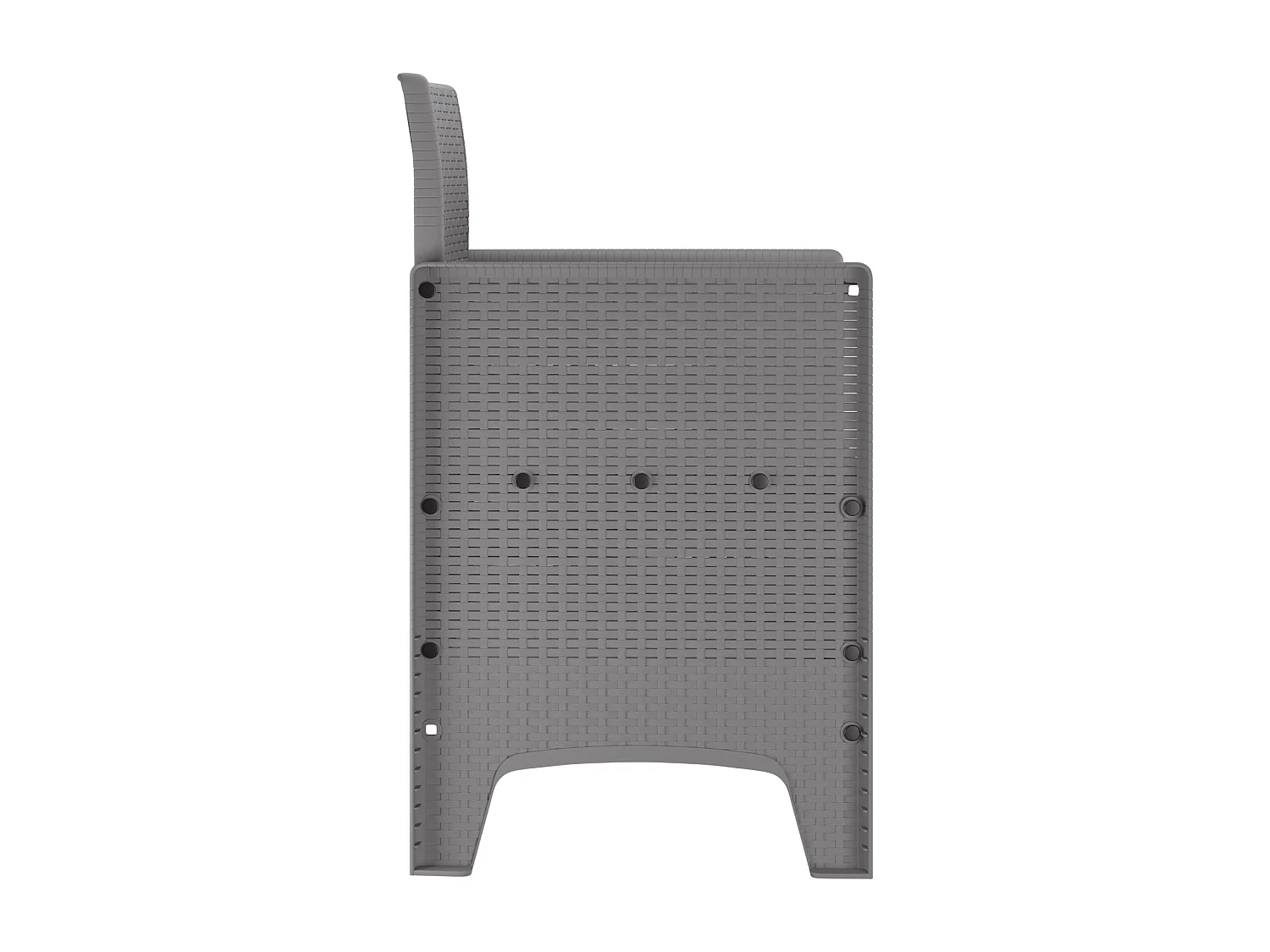 Sedie da giardino con cuscini 2 pezzi grigio chiaro in polyrattan