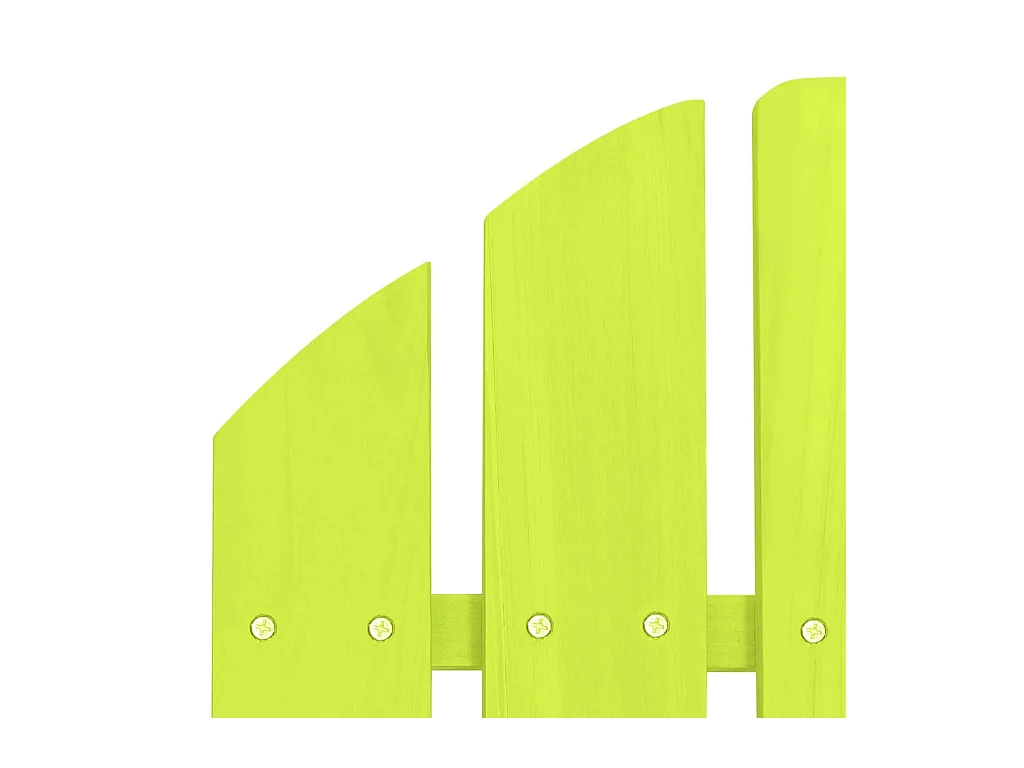 Adirondack tuinstoel massief dennenhout groen