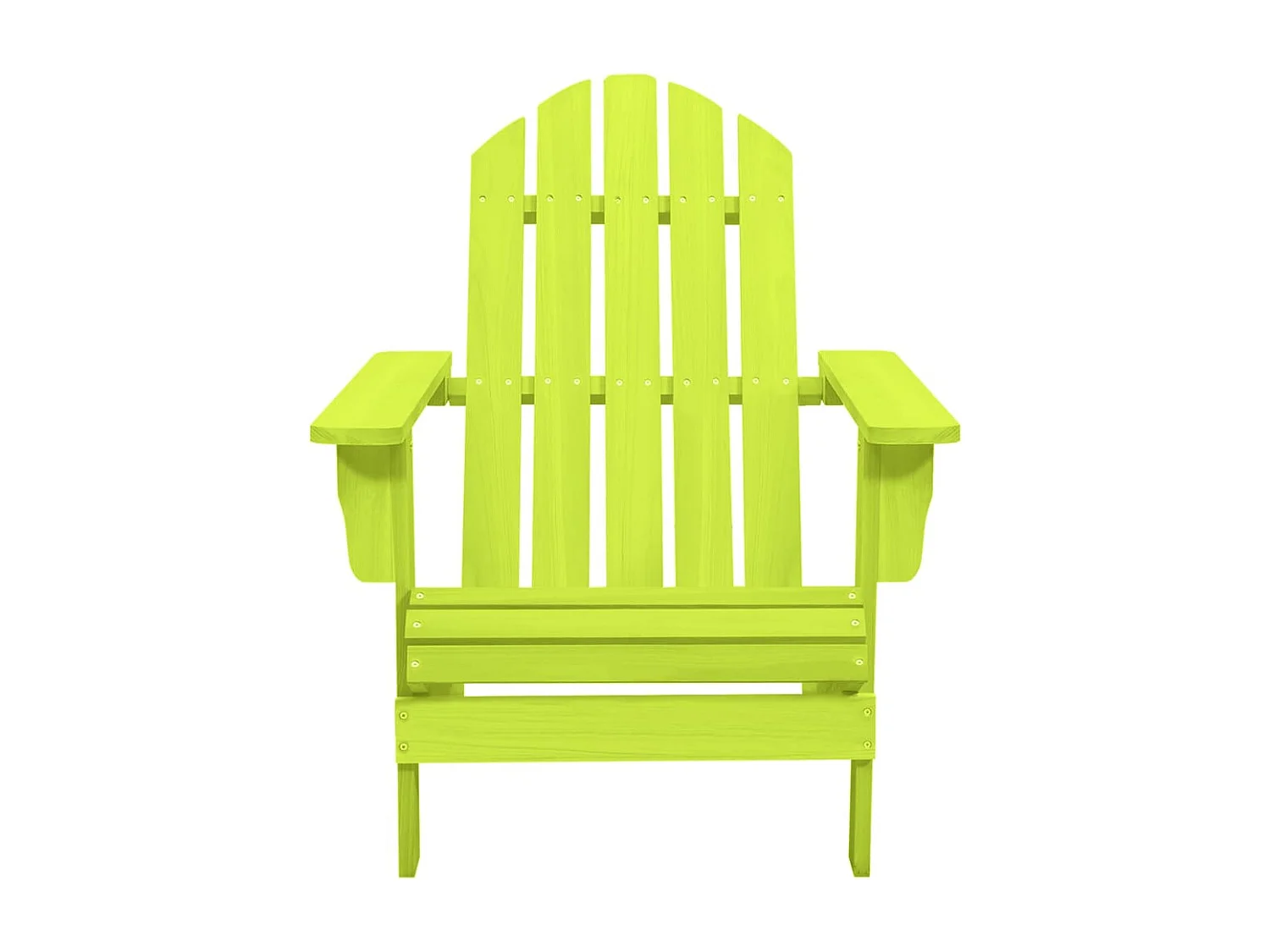 Chaise de jardin Adirondack bois de sapin massif vert