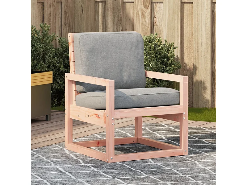 Chaise de jardin 57,5x63x76 cm bois massif de douglas