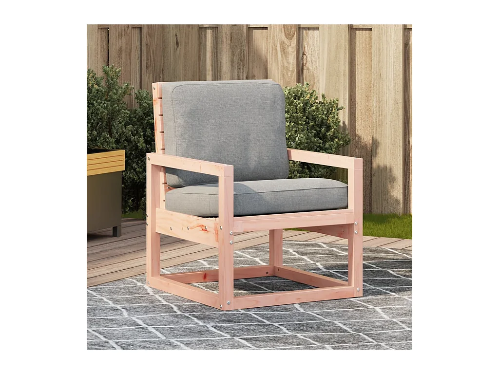 Chaise de jardin 57,5x63x76 cm bois massif de douglas