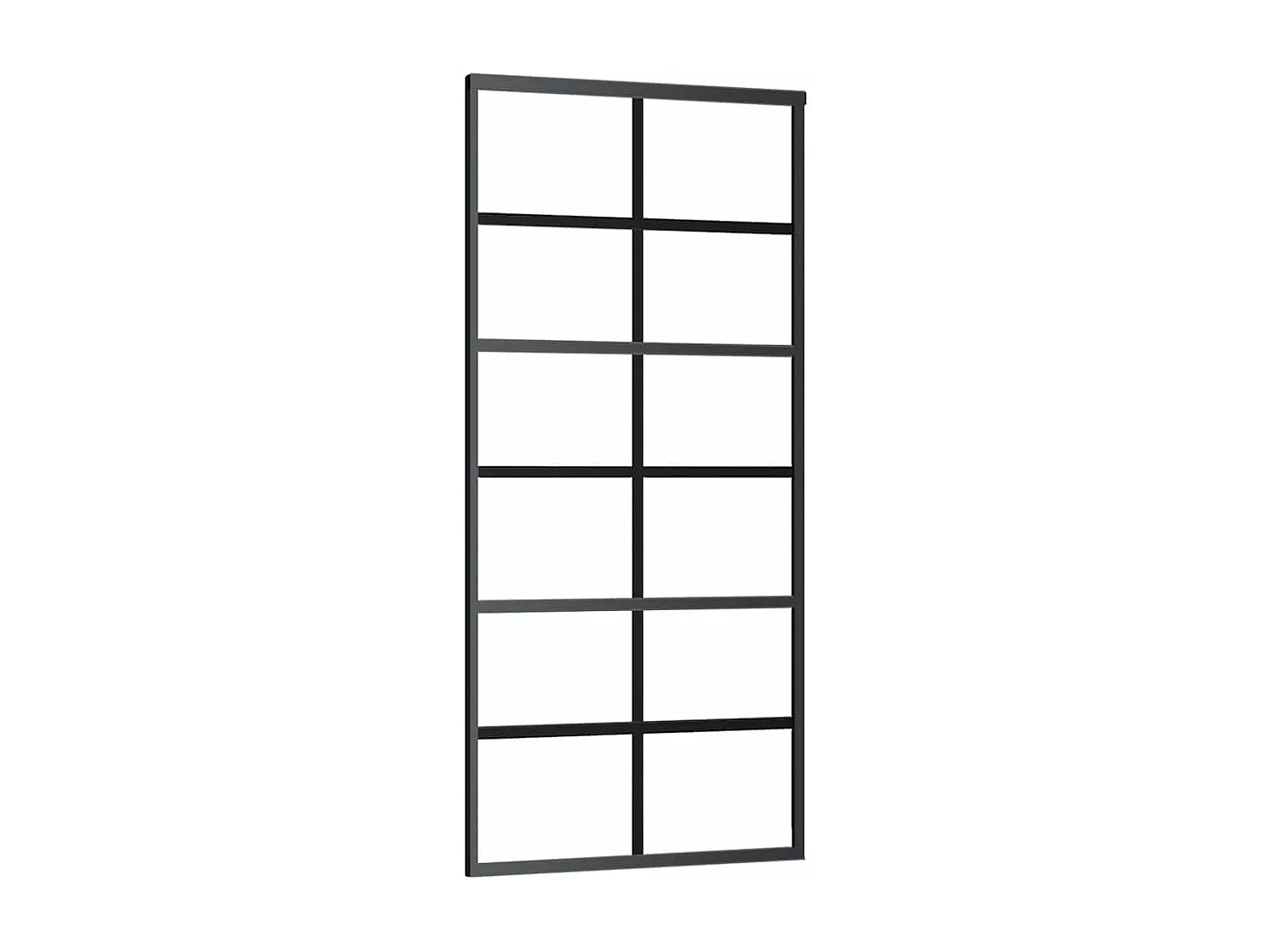 Schuifdeur met beslagset 90x205 cm ESG-glas