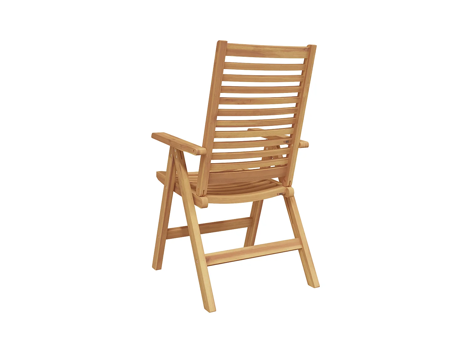 Chaises de jardin pliantes 4 pcs en bois massif de teck