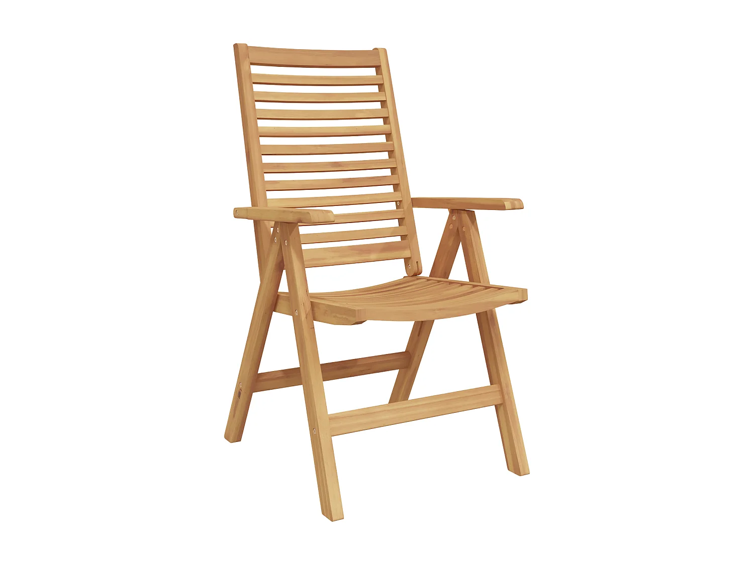 Chaises de jardin pliantes 4 pcs en bois massif de teck