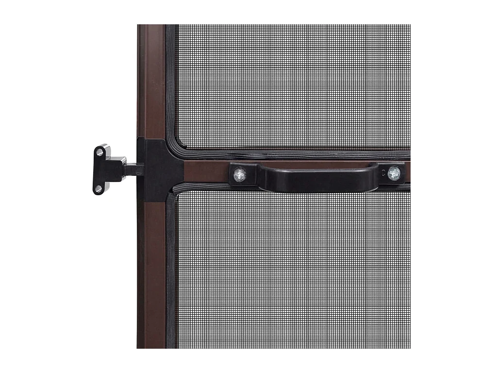 Zanzariera a battente per porte Marrone 120x240 cm