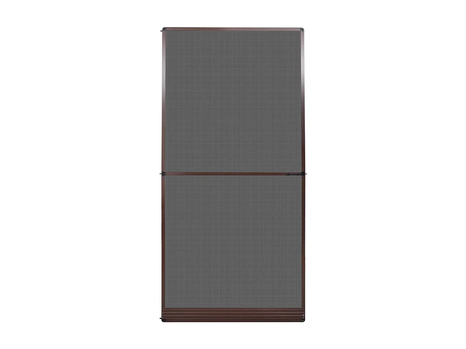 Mosquitera abatible para puertas Marrón 120x240 cm