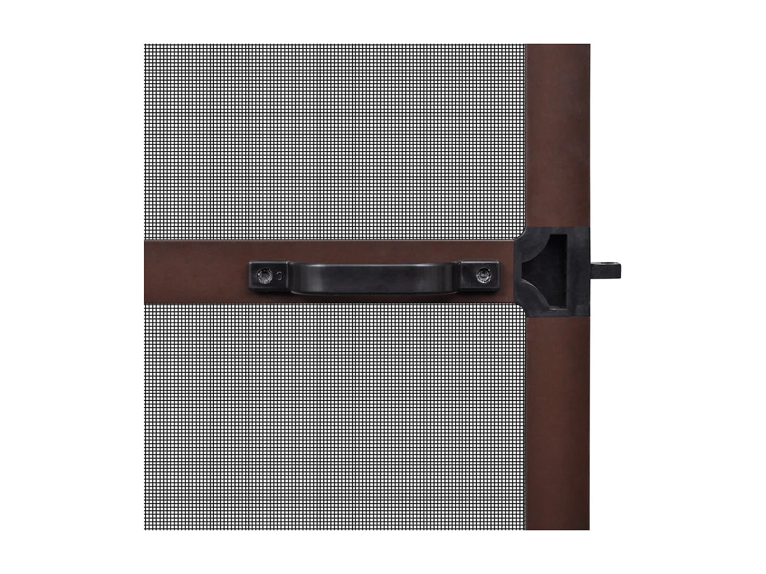Mosquitera abatible para puertas Marrón 120x240 cm