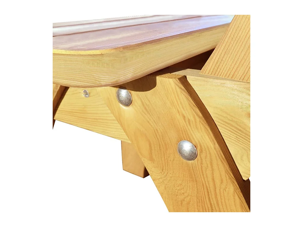 Tuinstoelen set van 2 Geïmpregneerd grenenhout