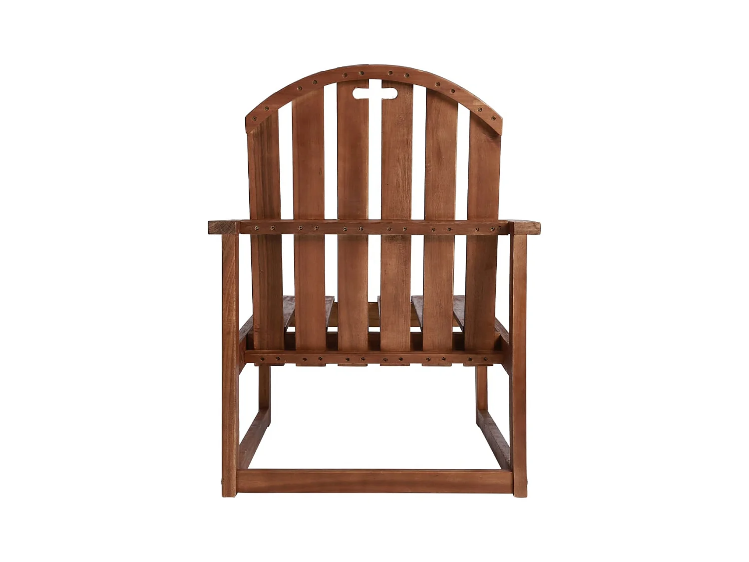 Chaises de jardin lot de 2 Bois d'acacia solide
