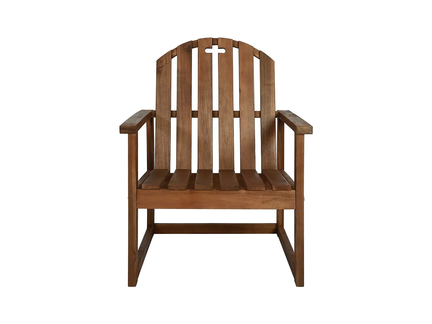Chaises de jardin lot de 2 Bois d'acacia solide