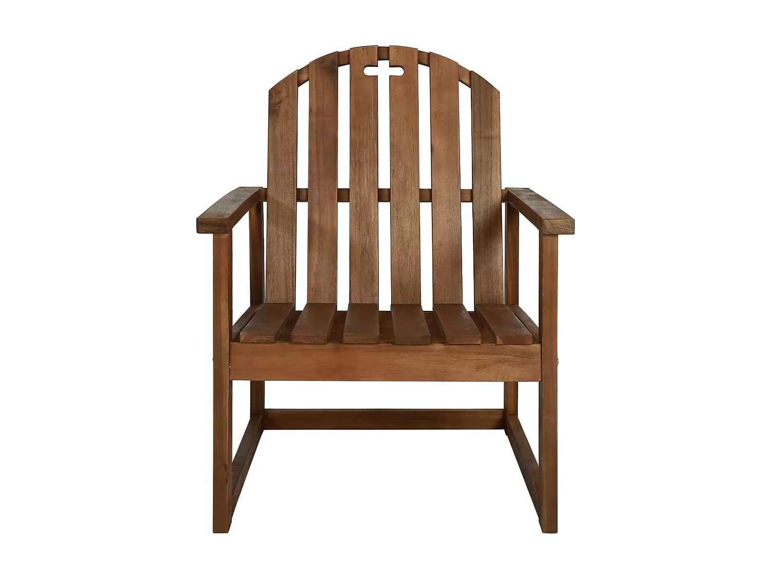 Chaises de jardin lot de 2 Bois d'acacia solide
