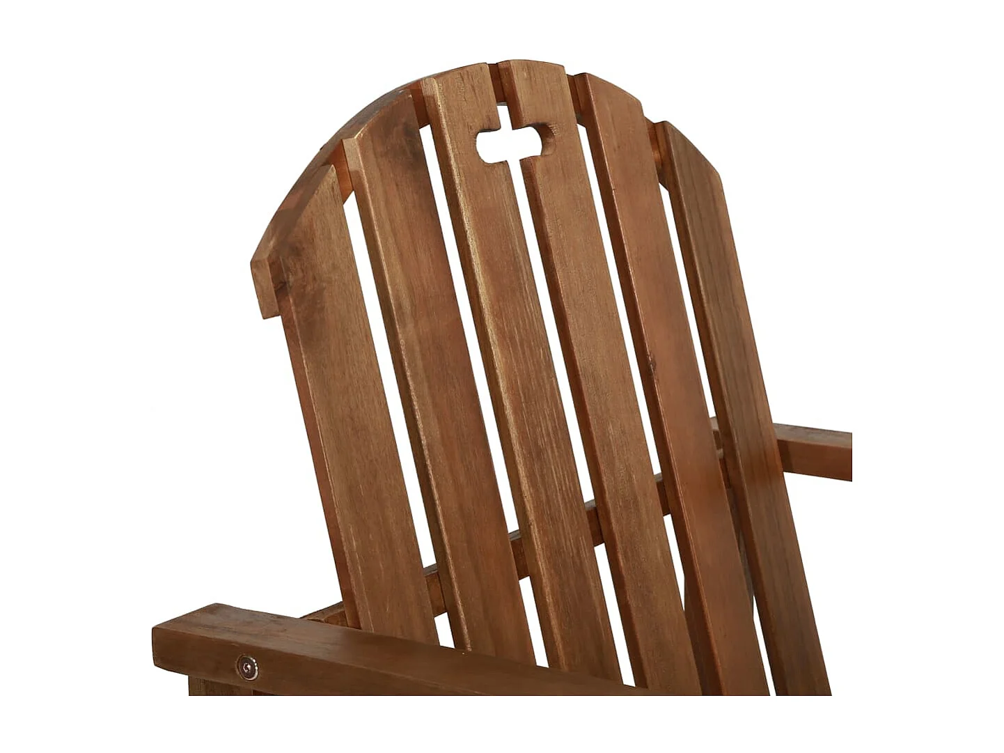 Chaises de jardin lot de 2 Bois d'acacia solide