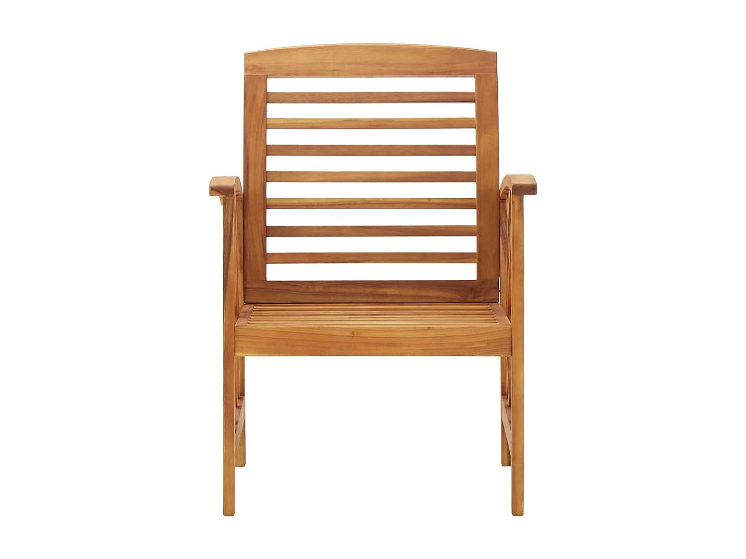 Chaises de jardin lot de 2 Bois d'acacia massif