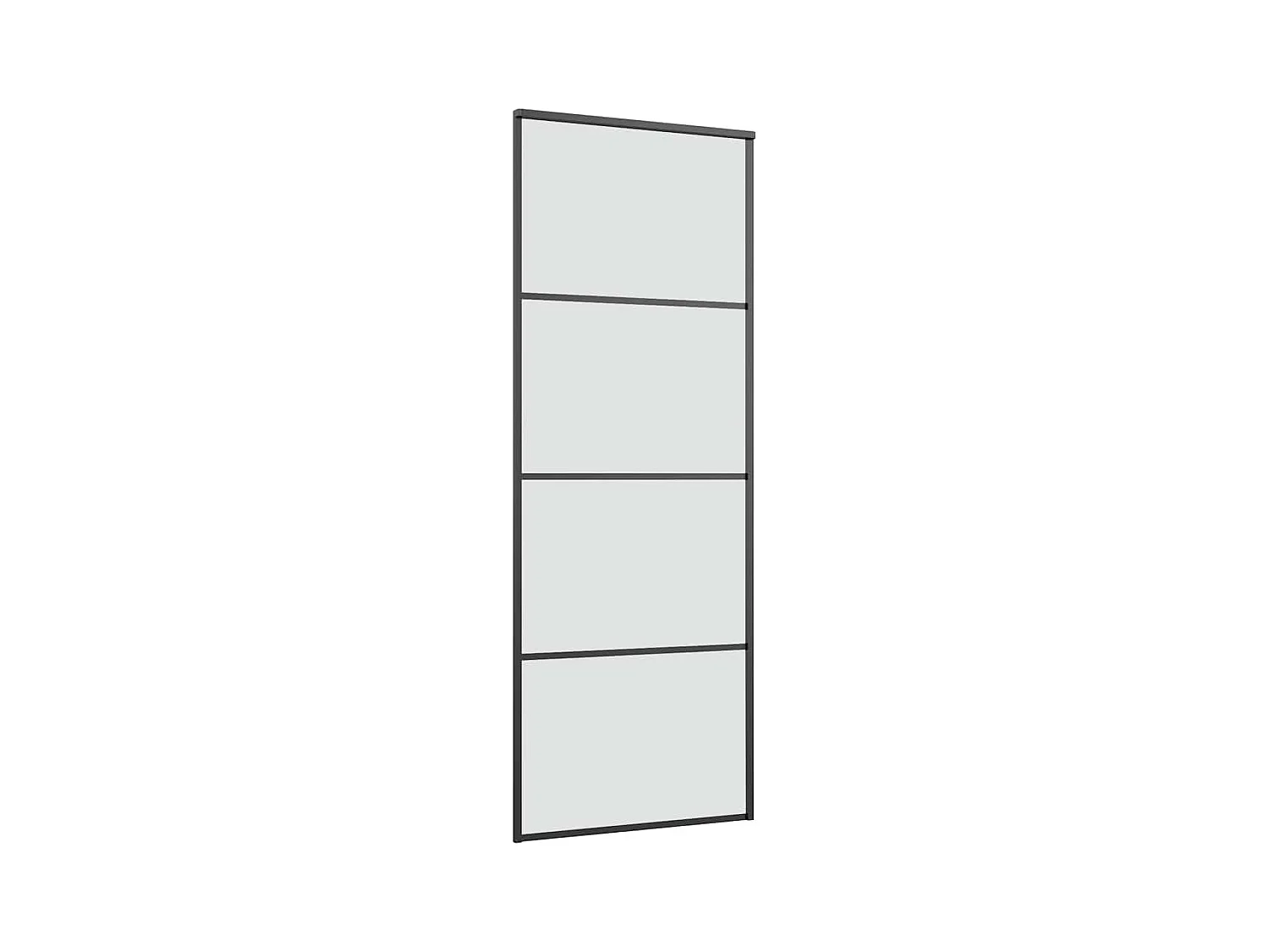 Schuifdeur met beslagset 76x205 cm ESG-glas
