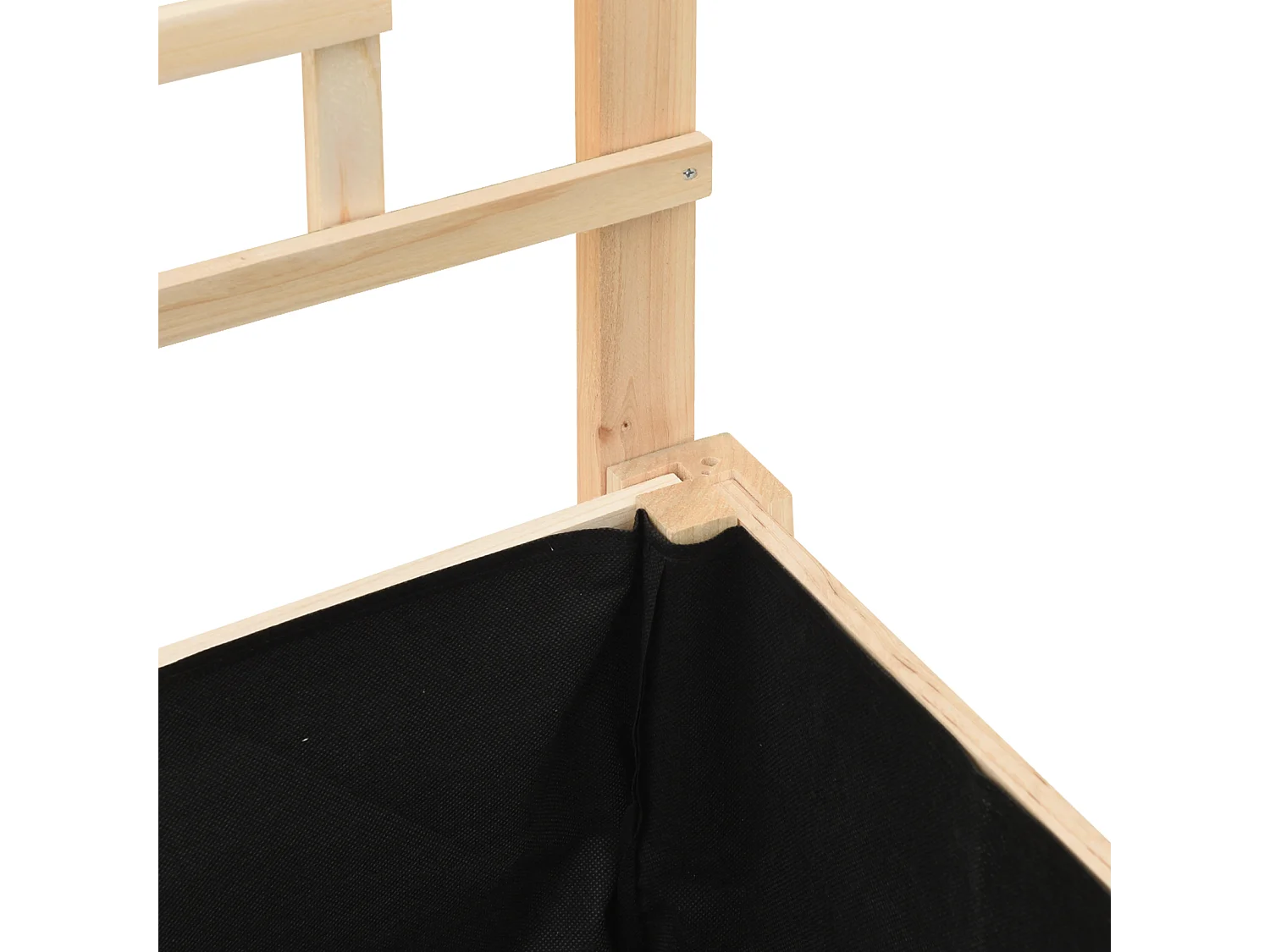 Plantenbak met trellis en plank 161x43x152 cm van massief dennenhout