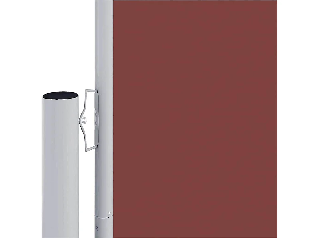 Auvent latéral rétractable Marron 180x600 cm
