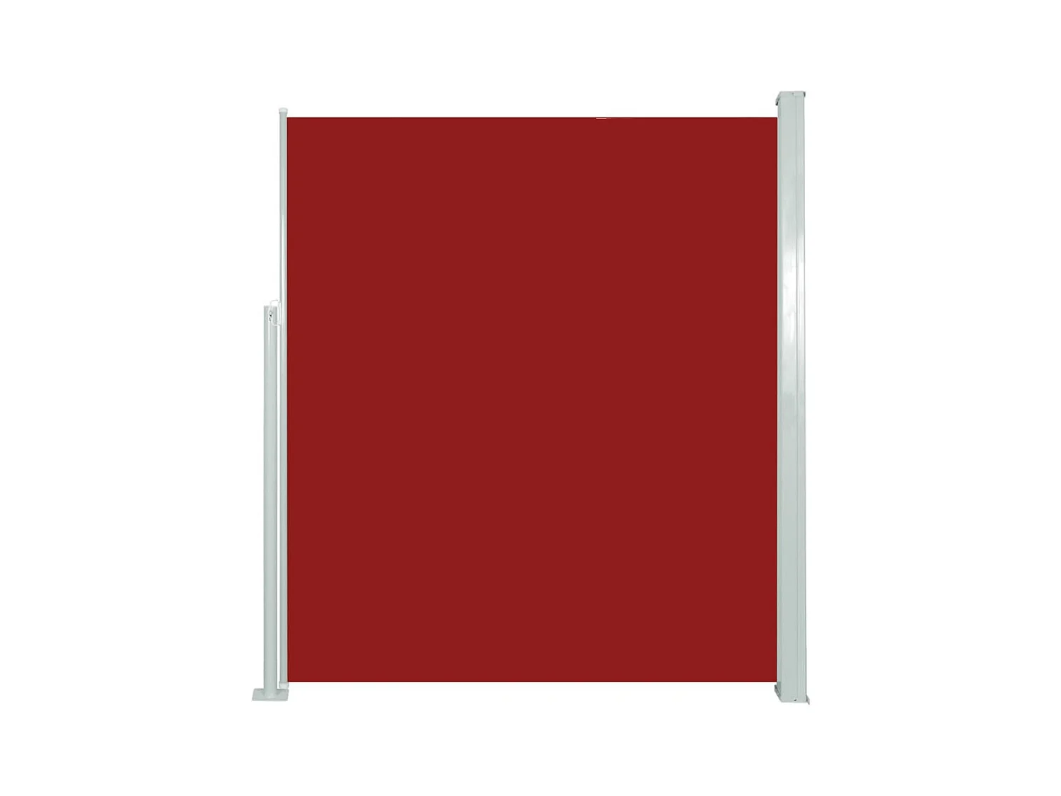 Auvent latéral rétractable 160 x 500 cm Rouge