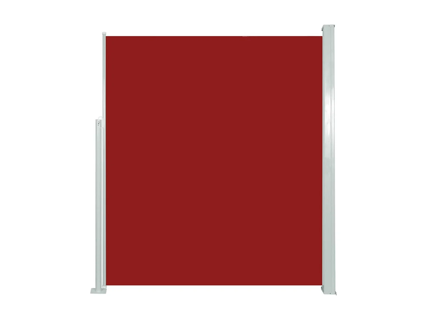 Auvent latéral rétractable 160 x 500 cm Rouge