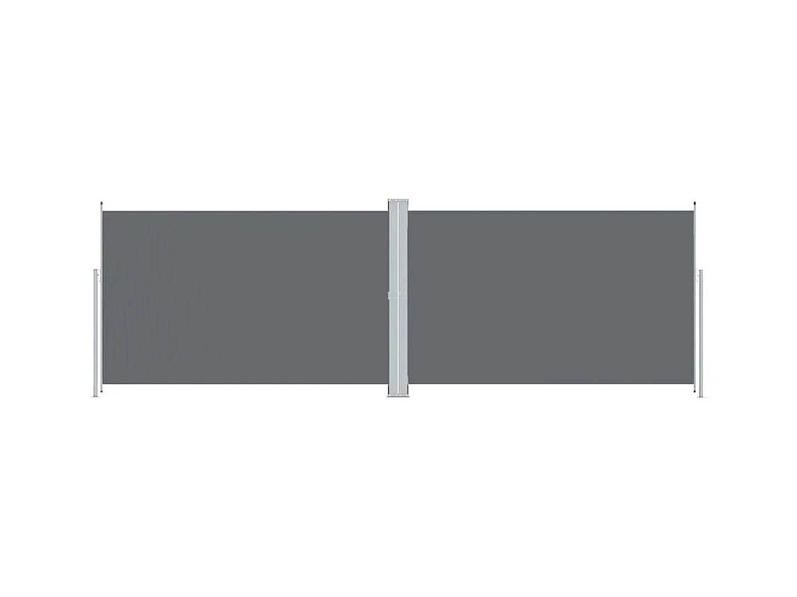 Uitschuifbaar zijluifel Antraciet 220x600 cm