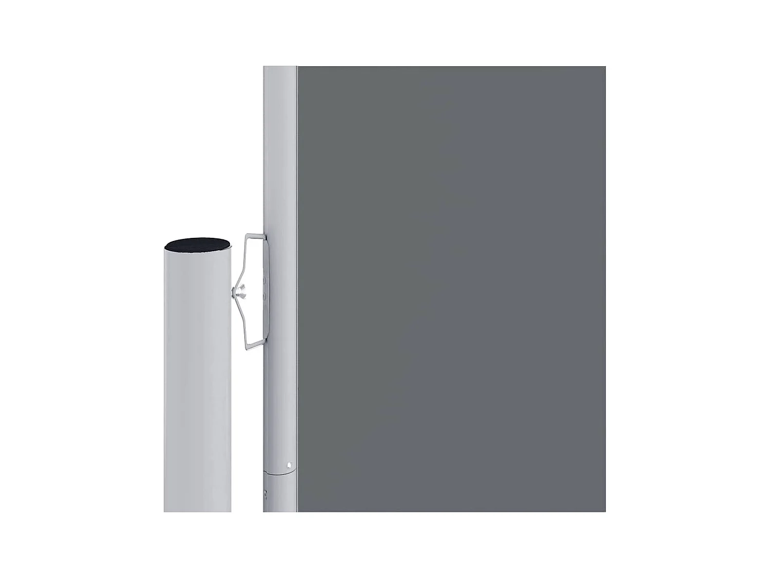 Uitschuifbaar zijluifel Antraciet 220x600 cm