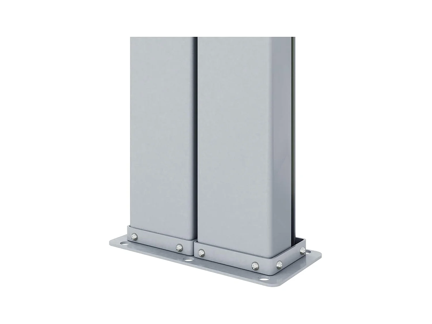 Uitschuifbaar zijluifel Antraciet 220x600 cm