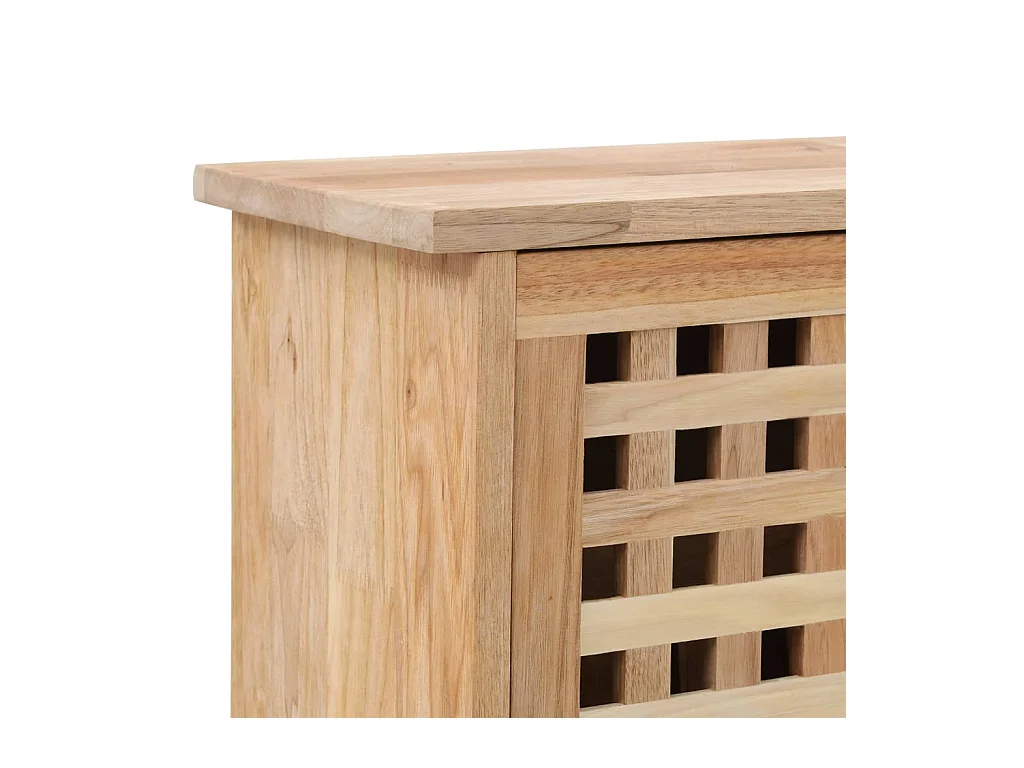 Zapatero 55x20x104 cm Madera maciza de nogal