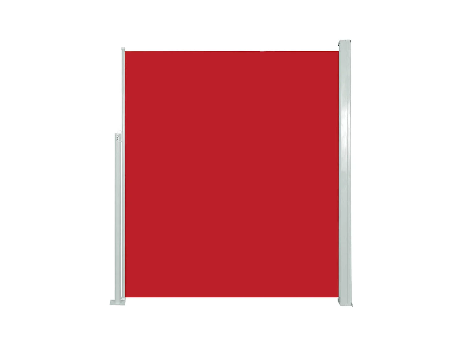 Uitschuifbaar zijluifel 120 x 300 cm Rood
