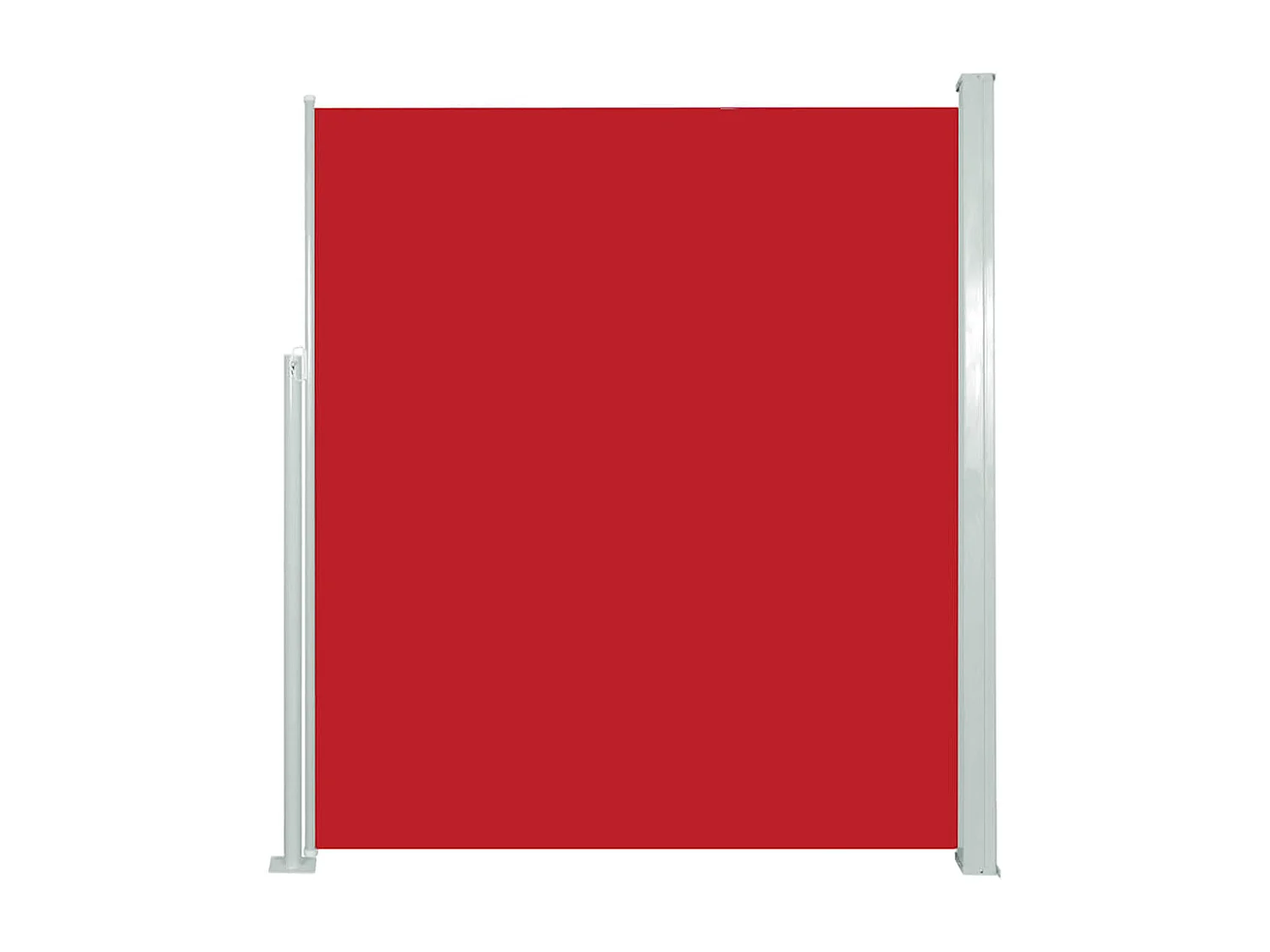 Auvent latéral rétractable 120 x 300 cm Rouge