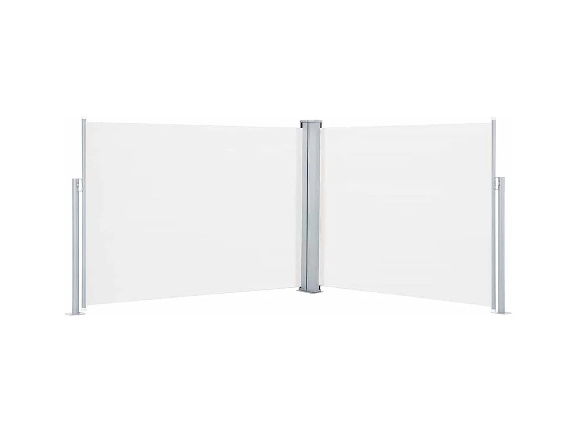 Auvent latéral rétractable Crème 140 x 1000 cm