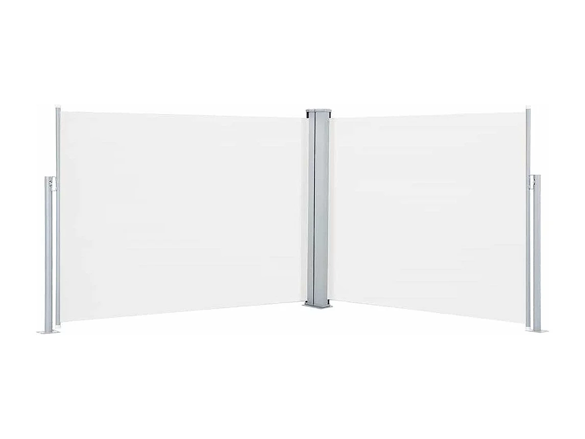 Auvent latéral rétractable Crème 140 x 1000 cm