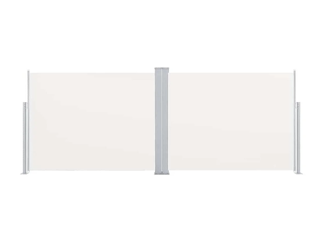 Auvent latéral rétractable Crème 140 x 1000 cm