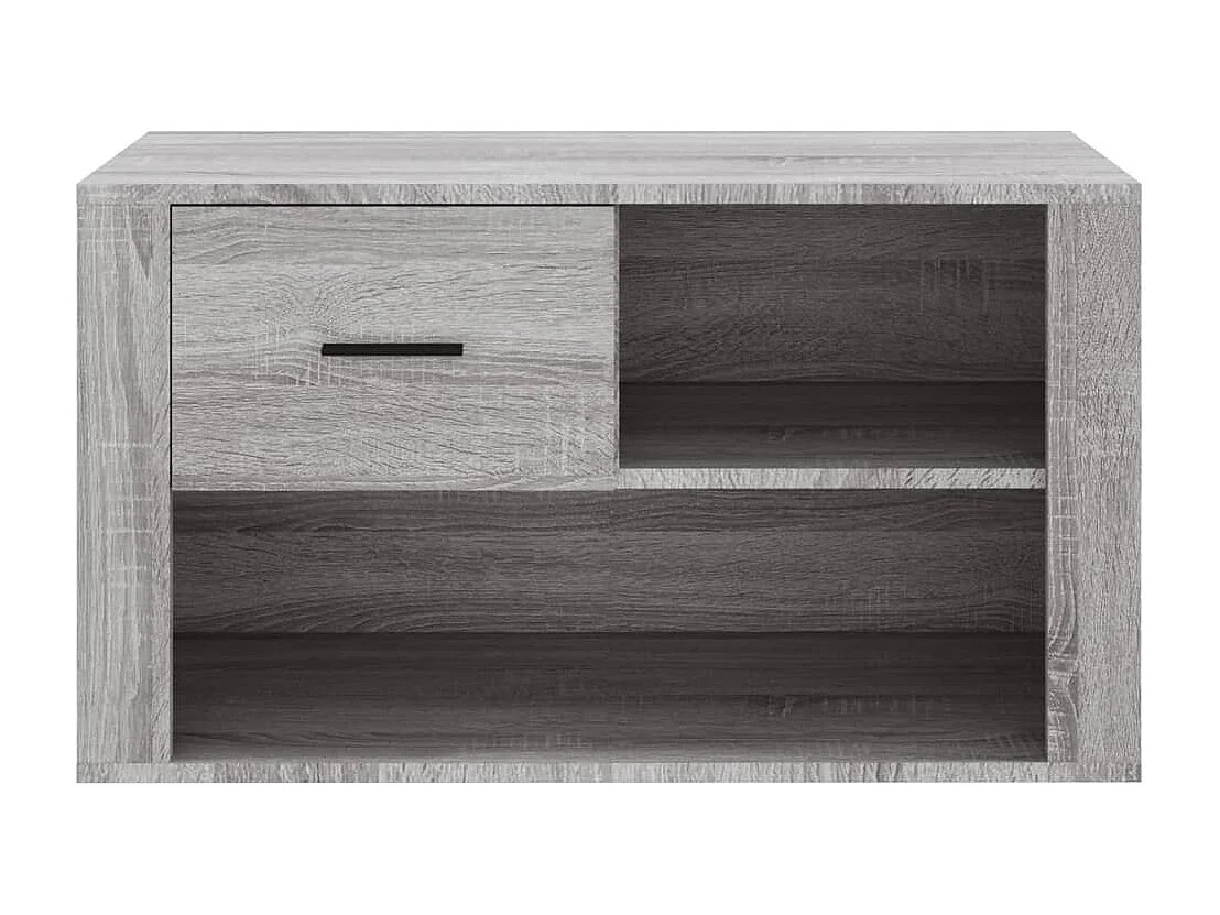 Zapatero Sonoma gris 80x35x45 cm Madera de ingeniería