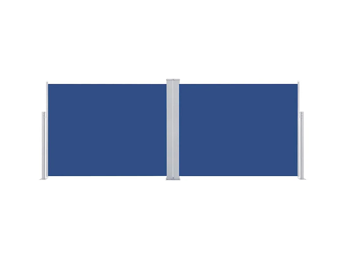 Auvent latéral rétractable Bleu 140 x 1000 cm
