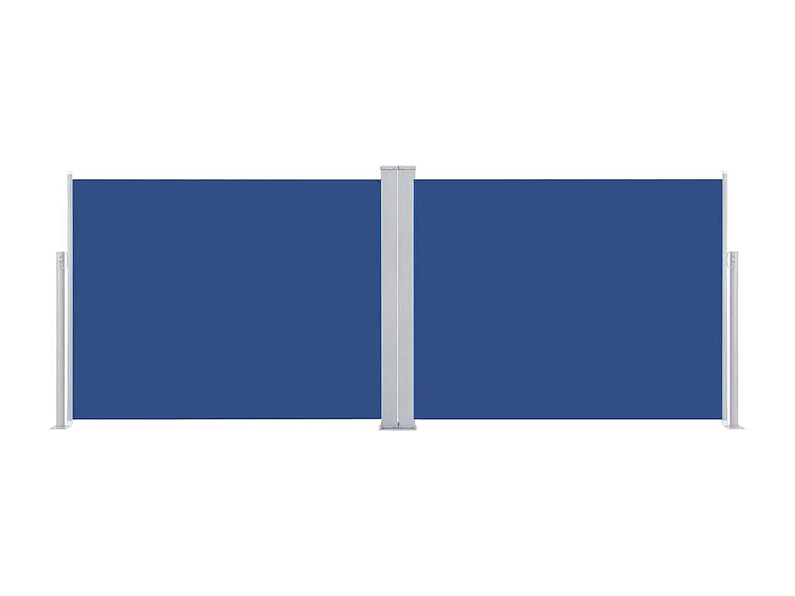 Auvent latéral rétractable Bleu 140 x 1000 cm