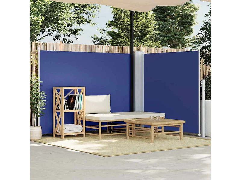 Uitschuifbaar zijluifel Blauw 140 x 1000 cm