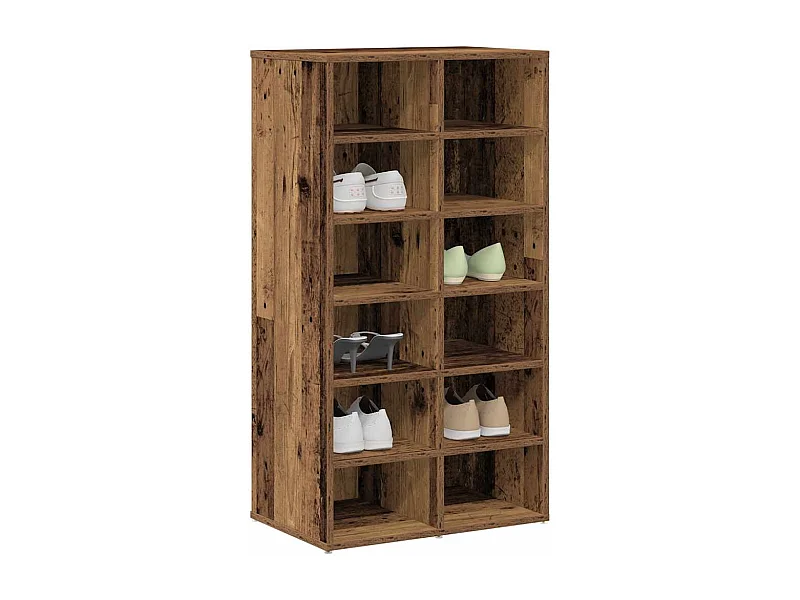 Zapatero de madera antiguo 54x34x100,5cm madera de ingeniería