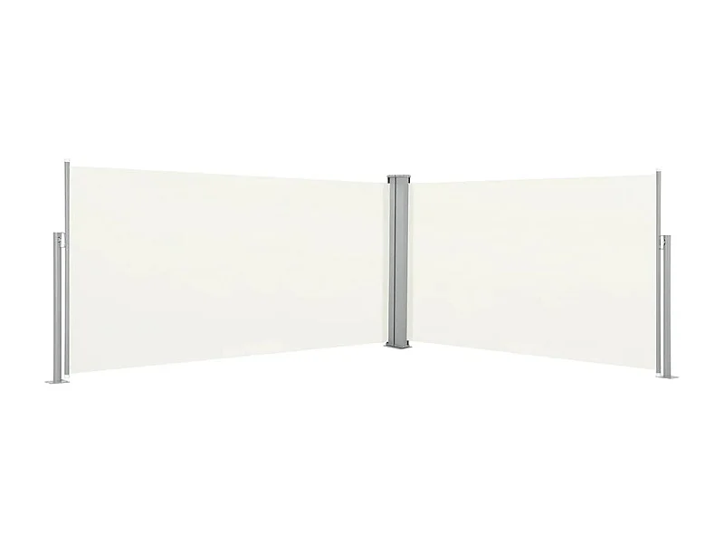 Uitschuifbaar zijluifel 160x600 cm Crème