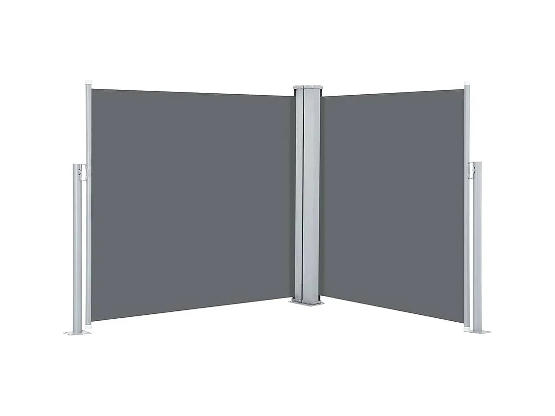 Uitschuifbaar zijluifel Antraciet 120 x 600 cm