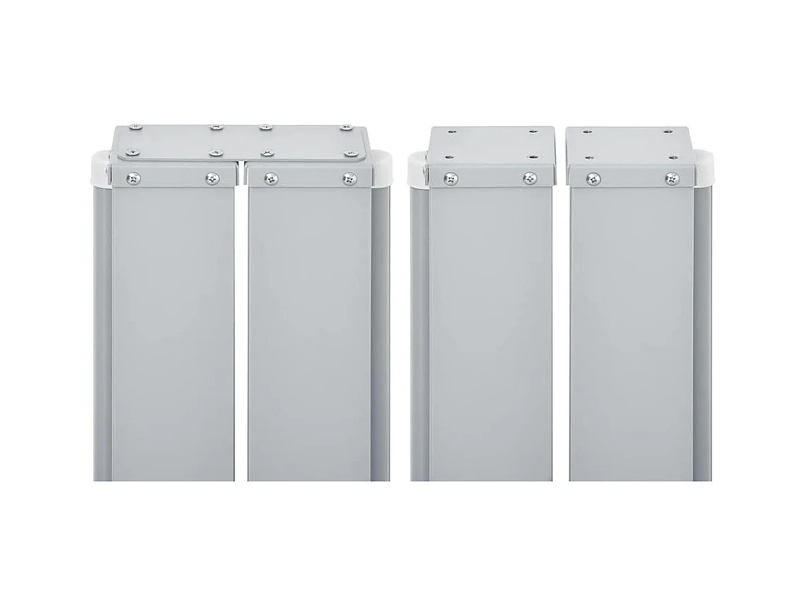 Uitschuifbaar zijluifel Antraciet 120 x 600 cm